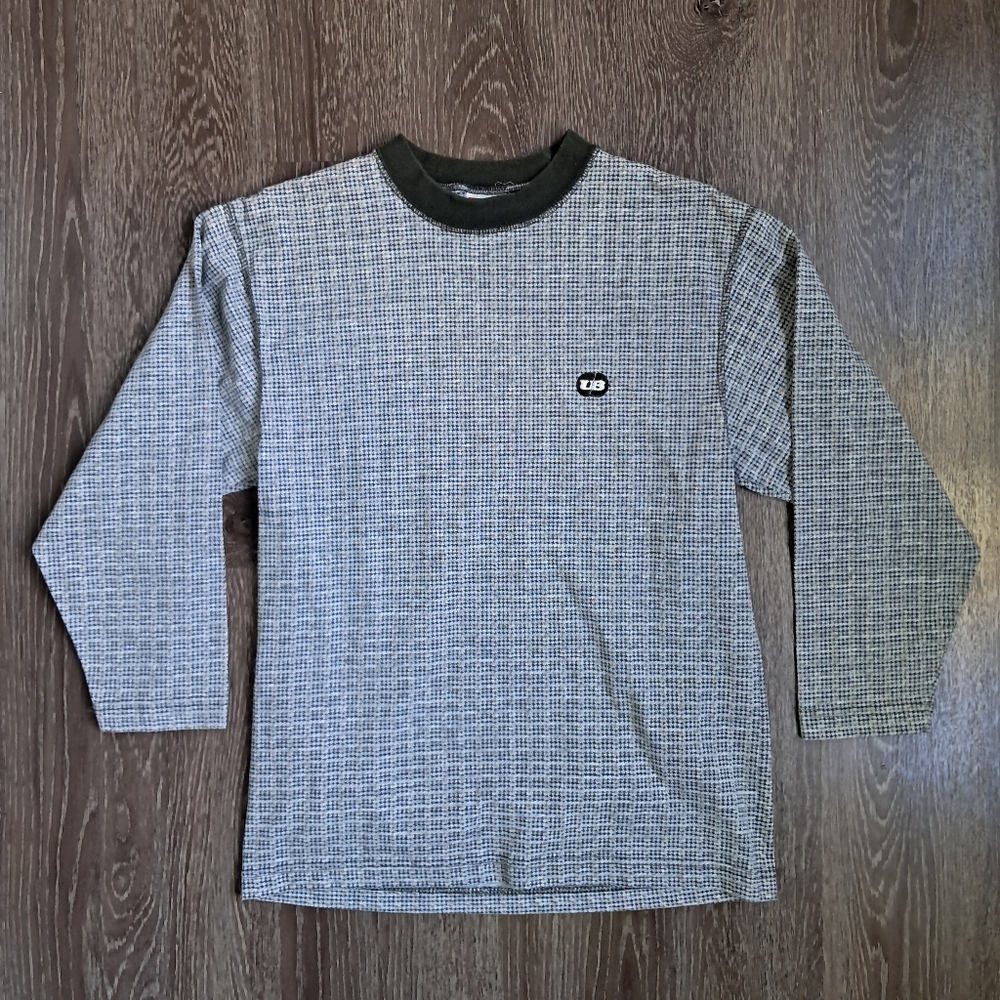 Vintage 1990s UnionBay 3/4 Sleeve Crewneck Sweater Men's Medium